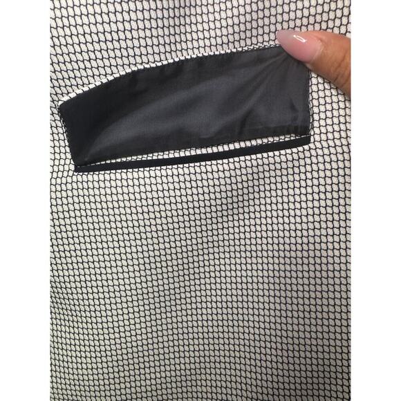 Evan Picone Black White Micro Check Blazer Size 8 Workwear Suit Jacket - Picture 6 of 6